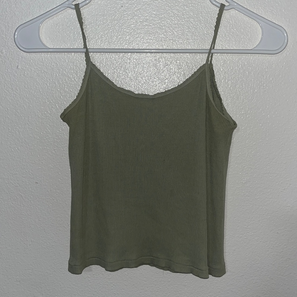 Brandy green tank top